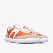 Camper Pelotas XLite Mens Sneakers US-59171 Beige / Dark Orange / White Retailers